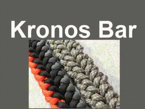 How to make a Kronos Bar Paracord Bracelet Tutorial (Paracord…