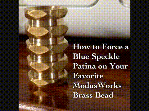 How to Force a Blue Speckle Patina