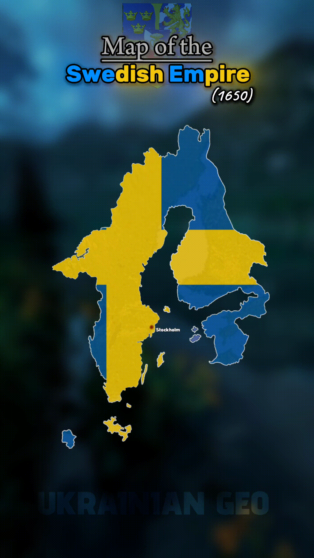Map of the Swedish Empire 