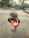 она пока меня фоткала я стоял раком а там сосед шел=)